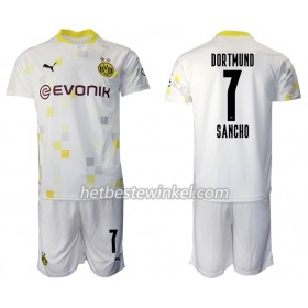 Borussia Dortmund Jadon Sancho 7 Voetbaltenues Kind Third 2020/21 - SS (+ Korte broeken)